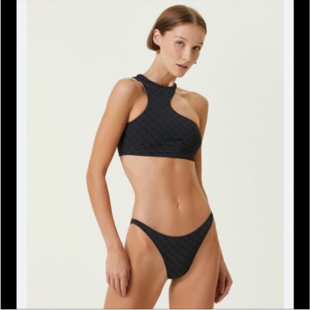 Anine Bing Black Bea and Millie Bikini Top XS